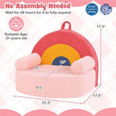 Kids Sofa Toddler Foam Couch with Soft Fleece Fabric Cover by LJGDeals
