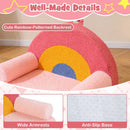 Kids Sofa Toddler Foam Couch with Soft Fleece Fabric Cover by LJGDeals