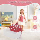 Kids Sofa Toddler Foam Couch with Soft Fleece Fabric Cover by LJGDeals