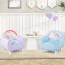 Kids Sofa with Breathable Spandex Fabric and High-density Sponge Filling for Boys and Girls