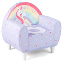 Kids Sofa with Breathable Spandex Fabric and High-density Sponge Filling for Boys and Girls by LJGDeals