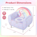 Kids Sofa with Breathable Spandex Fabric and High-density Sponge Filling for Boys and Girls by LJGDeals