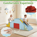 Kids Soft Foam Blocks with Velvet Covers Convertible Table and Chair Set by LJGDeals