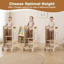 Kids Standing Tower with Detachable Chalkboard and Montessori Games for 3+ Years Old by LJGDeals