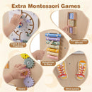 Kids Standing Tower with Detachable Chalkboard and Montessori Games for 3+ Years Old by LJGDeals
