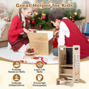 Kids Standing Tower with Detachable Chalkboard and Montessori Games for 3+ Years Old by LJGDeals