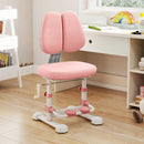 Kids Study Chair with Adjustable Double Backrest and Footrest by LJGDeals