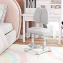 Kids Study Chair with Adjustable Double Backrest and Footrest