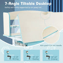 Height Adjustable Kids Study Desk with Tilt Desktop by LJGDeals