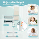 Height Adjustable Kids Study Desk with Tilt Desktop by LJGDeals