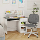 Kids Study Desk with Hutch, Drawer & Shelves by LJGDeals