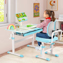 Height-Adjustable Kid's Study Desk and Chair Set by LJGDeals