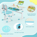 Height-Adjustable Kid's Study Desk and Chair Set by LJGDeals