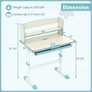 Height Adjustable Kids Study Desk with Tilt Desktop by LJGDeals