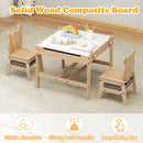 Kids Table and Chair Set with Reversible Whiteboard