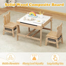 Kids Table and Chair Set with Reversible Whiteboard by LJGDeals