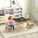 Kids Table and Chair Set with Reversible Whiteboard by LJGDeals