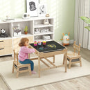 Kids Table and Chair Set with Reversible Whiteboard by DirectDeals