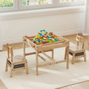 Kids Table and Chair Set with Reversible Whiteboard by LJGDeals