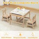 Kids Table and Chair Set with Reversible Whiteboard by DirectDeals