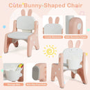Kids Table and Chair Set with Flip-Top Bookshelf by LJGDeals