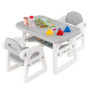 Kids Table and Chair Set with Building Blocks by LJGDeals