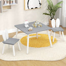 3 Pieces Kids Table and Chairs Set for Arts Crafts Snack Time by LJGDeals