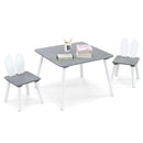 3 Pieces Kids Table and Chairs Set for Arts Crafts Snack Time by LJGDeals