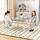 3 Pieces Kids Table and Chairs Set for Arts Crafts Snack Time by LJGDeals