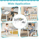 3 Pieces Kids Table and Chairs Set for Arts Crafts Snack Time by LJGDeals