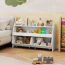 Kids Toy Storage Organizer Wooden Bookcase with 2 Movable Drawers by LJGDeals