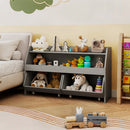 Kids Toy Storage Organizer Wooden Bookcase with 2 Movable Drawers by LJGDeals