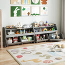 Kids Toy Storage Organizer Wooden Bookcase with 2 Movable Drawers by LJGDeals