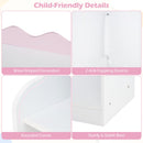 Kids Toy Storage Organizer Children Dress up Closet Wardrobe with Clothing Rack