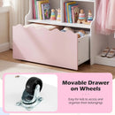 Kids Toy Storage Organizer Children Dress up Closet Wardrobe with Clothing Rack by LJGDeals