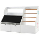 Kids Toy Storage Organizer with Flip-Up Blackboard by LJGDeals