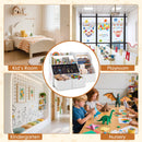 Kids Toy Storage Organizer with Flip-Up Blackboard