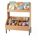 Kids Toy Storage Organizer with Bookshelf and Bins by LJGDeals