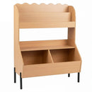 Kids Toy Storage Organizer with Bookshelf and Bins by LJGDeals