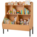 Kids Toy Storage Organizer with 5 Cubes and Bookshelf by LJGDeals