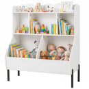 Kids Toy Storage Organizer with 5 Cubes and Bookshelf by LJGDeals