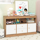 Kids Toy Storage Organizer with Open Shelf and 2 Drawers for Playroom by LJGDeals
