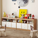 Kids Toy Storage Organizer with Open Shelf and 2 Drawers for Playroom by LJGDeals