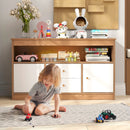 Kids Toy Storage Organizer with Open Shelf and 2 Drawers for Playroom by DirectDeals