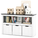 Kids Toy Storage Organizer with Blackboard Top-3-Drawer by DirectDeals