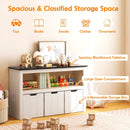Kids Toy Storage Organizer with Blackboard Top-3-Drawer by DirectDeals