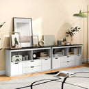 Kids Toy Storage Organizer with Blackboard Top-4-Drawer by LJGDeals
