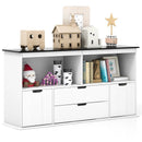 Kids Toy Storage Organizer with Blackboard Top-4-Drawer by LJGDeals