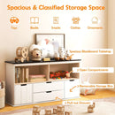 Kids Toy Storage Organizer with Blackboard Top-4-Drawer by LJGDeals
