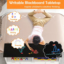 Kids Toy Storage Organizer with Blackboard Top-4-Drawer by LJGDeals